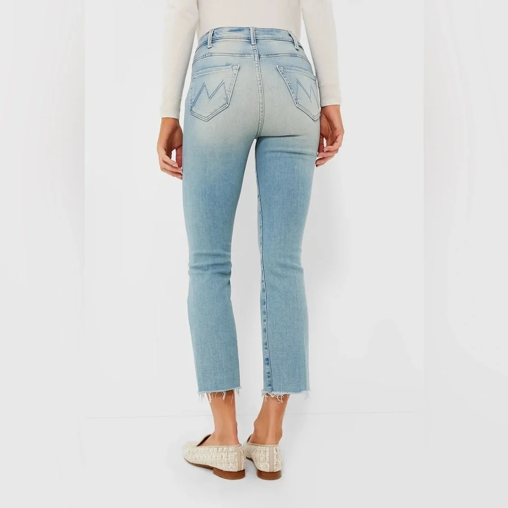 MOTHER The Hustler Ankle Fray Au Revoir
Light Wash High Rise Kick Flare 25 / 0 - Picture 3 of 11